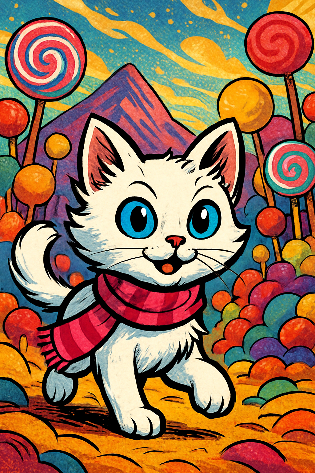 Illustration from Luna's Candy Land Quest