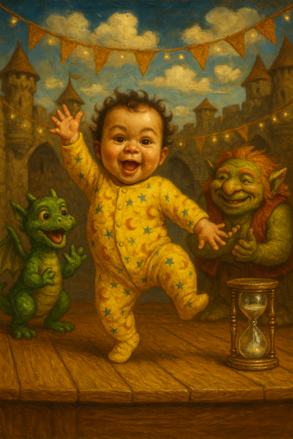 Story illustration 4 for Baby Buff’s Castle Talent Quest