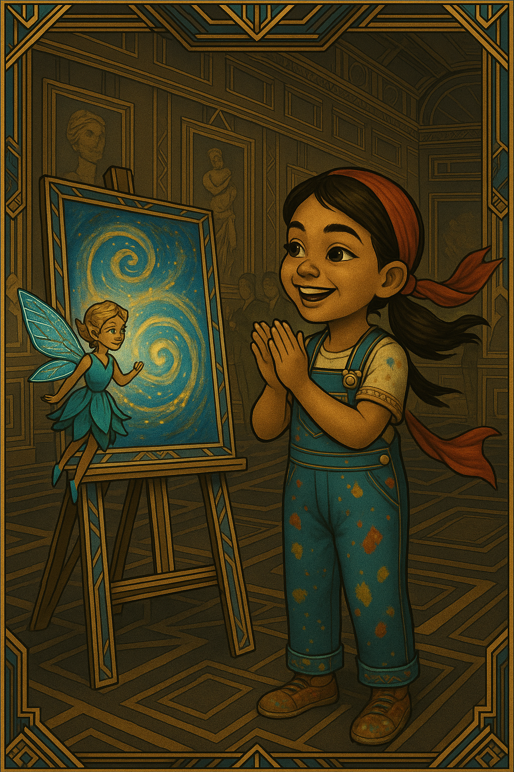Story illustration 4 for Azalea and the Enchanted Gallery