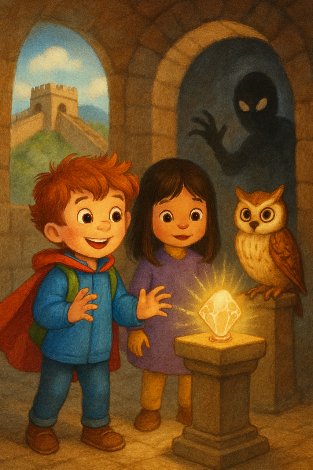 Story illustration 3 for Chi and the Dazzling Adventures of Captain Fizz