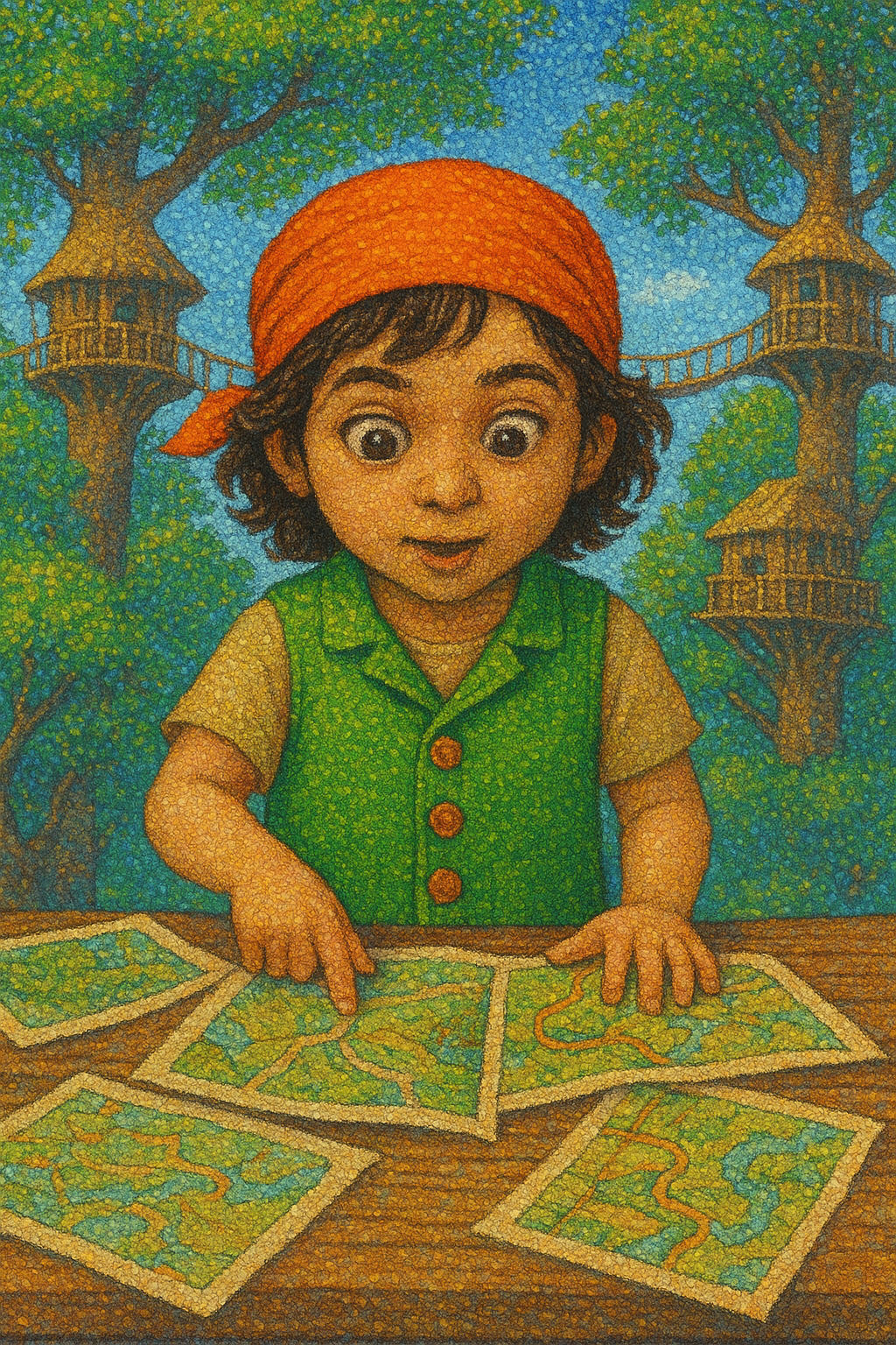 Illustration from Tavi's Treasure Quest