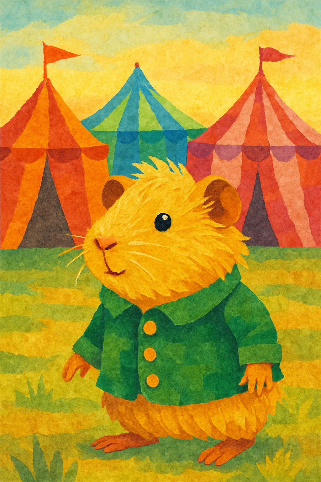 Illustration from Pyewacket and the Circus Adventure
