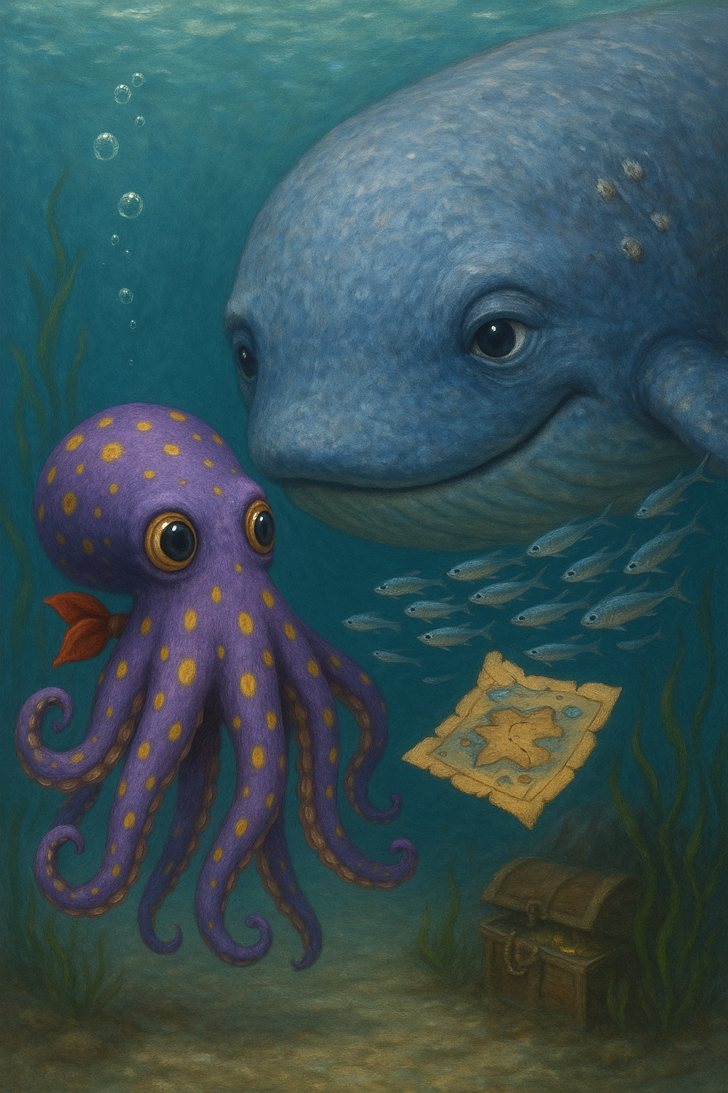 Story illustration 2 for Ollie and the Guardians of the Deep