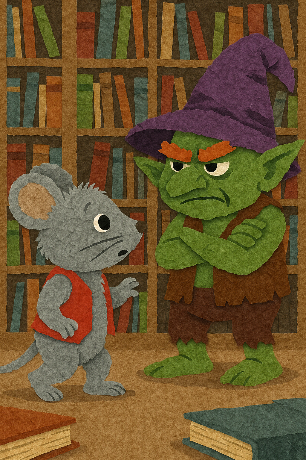 Story illustration 2 for Whiskers and the Enchanted Key