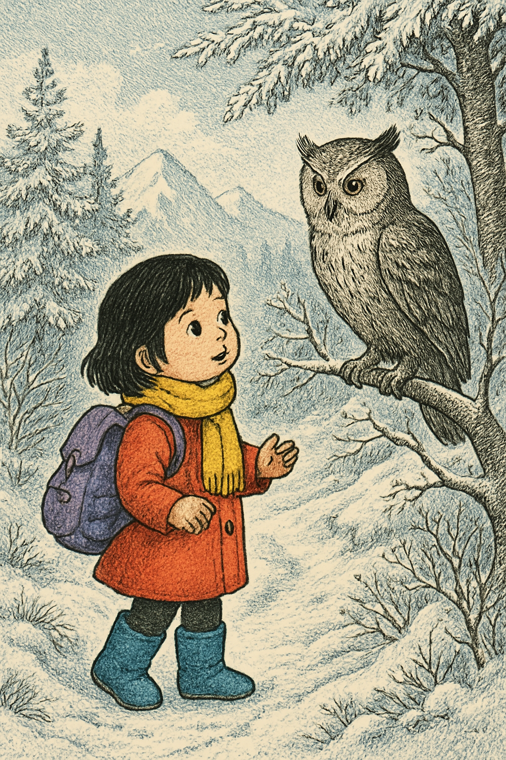 Story illustration 2 for Miko's Mountain Adventure