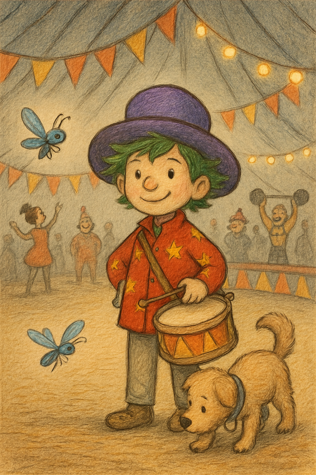 Illustration from Max, Buzz, and Lucas: The Parade Adventure