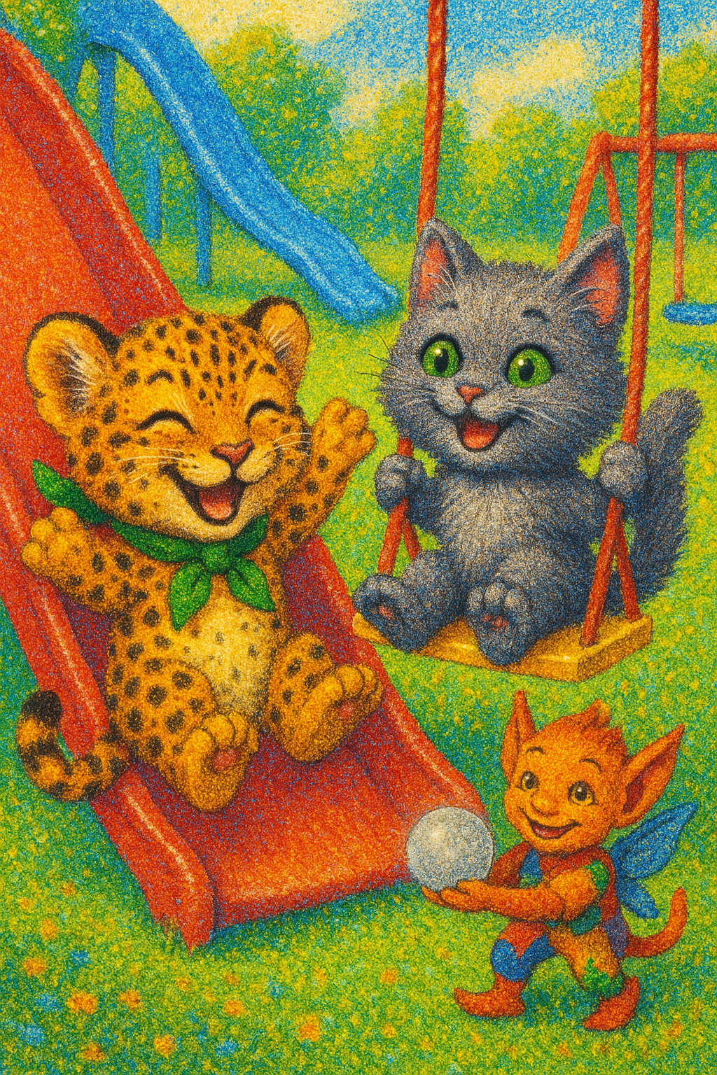Story illustration 4 for Laura's Magical Day