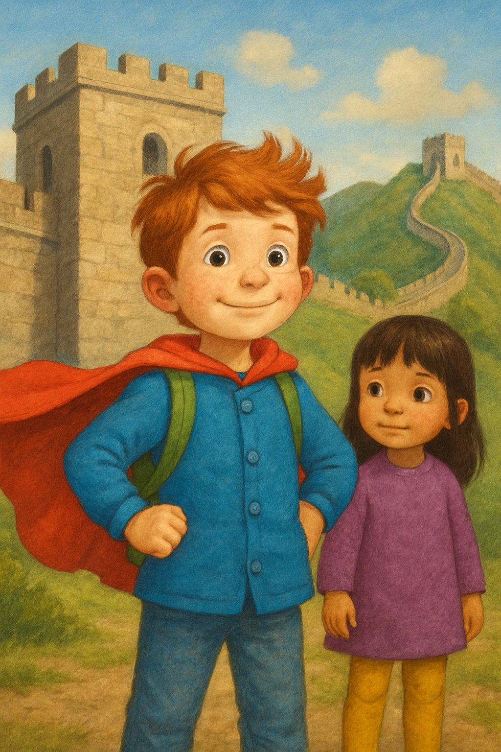 Illustration from Chi and the Dazzling Adventures of Captain Fizz
