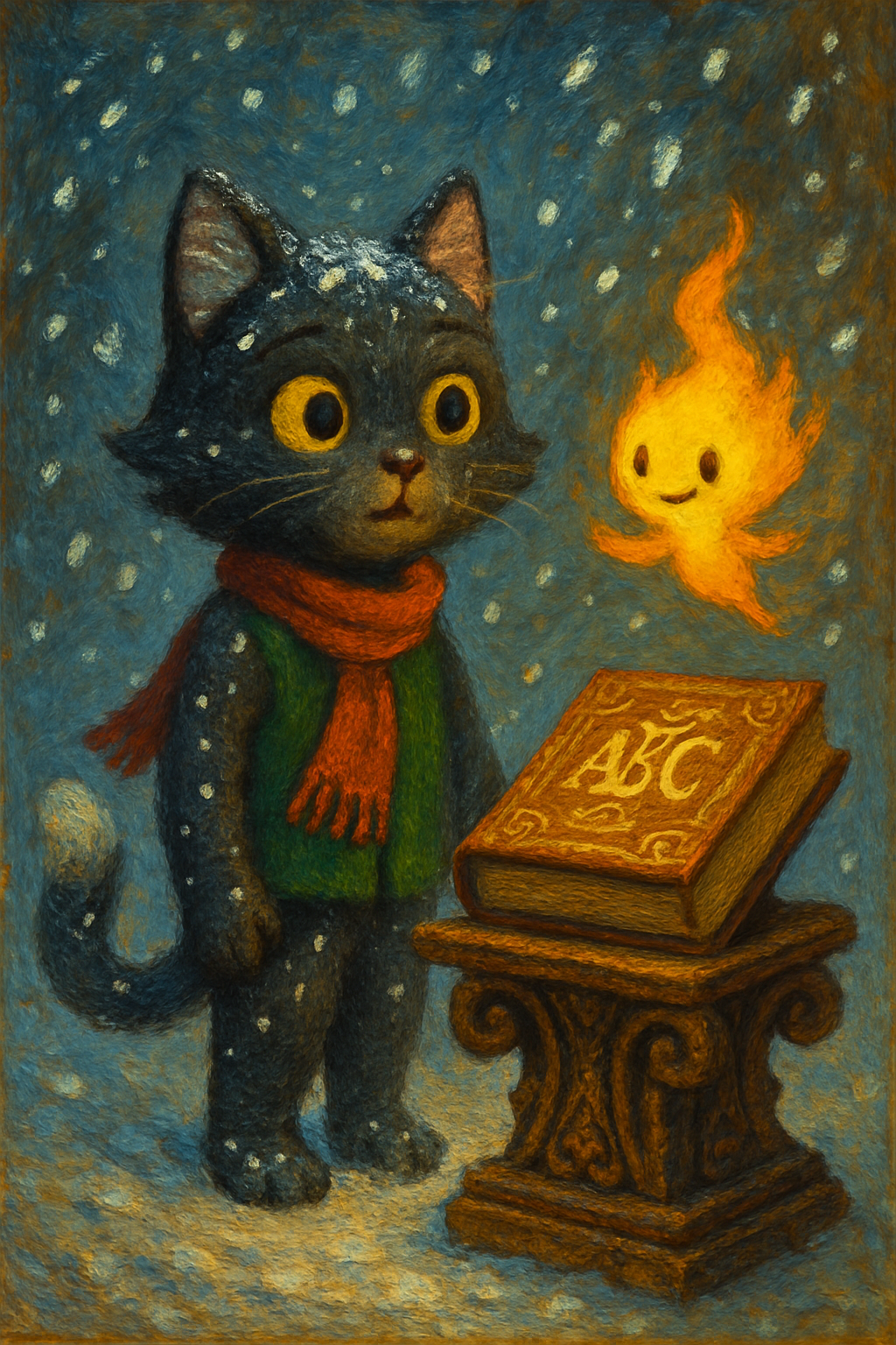 Story illustration 3 for Catgirl and the Dancing Flame's Time-Travel Adventure