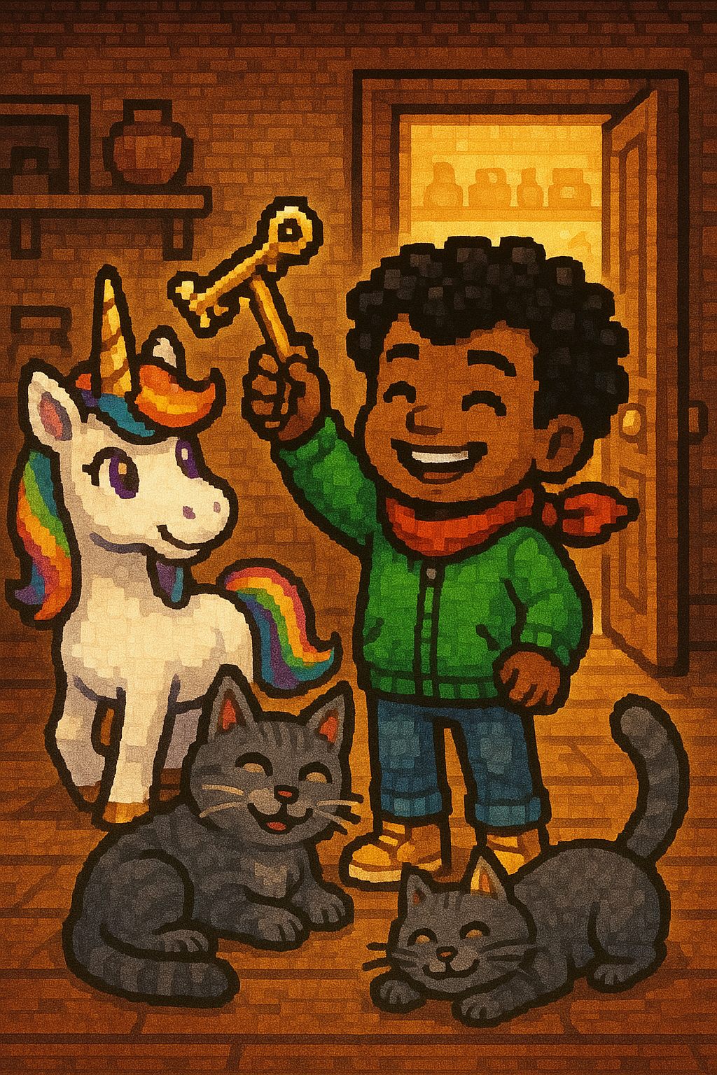 Story illustration 4 for Sam and the Golden Key Adventure