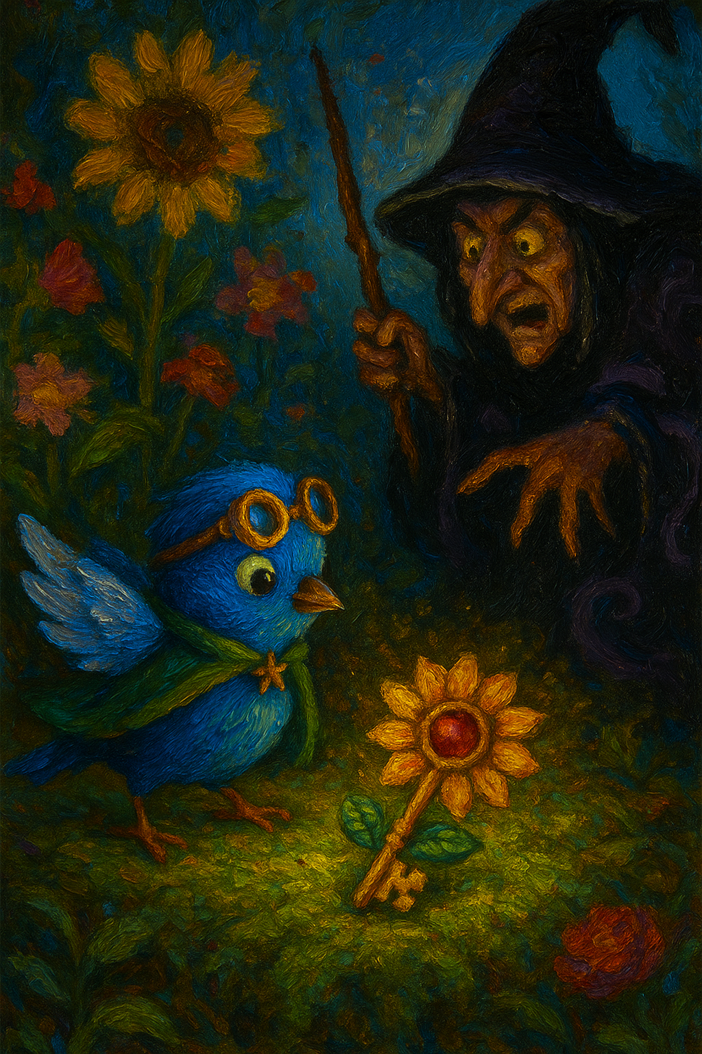 Story illustration 2 for Pip and the Enchanted Key