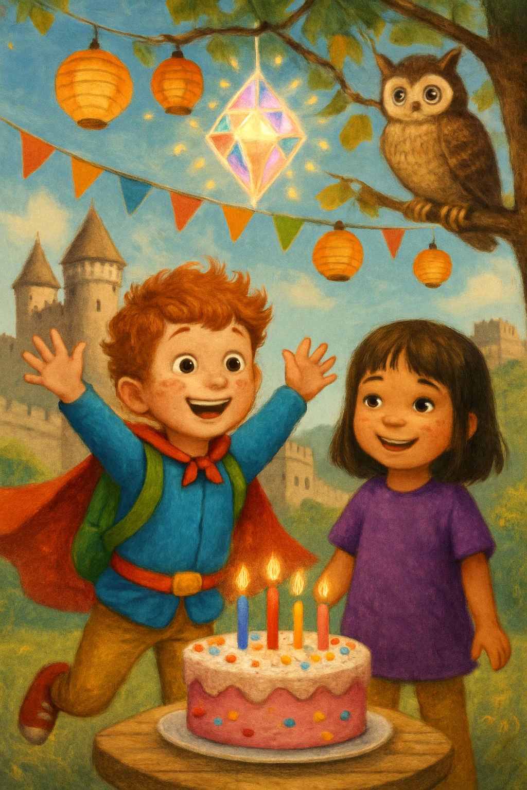 Story illustration 4 for Chi and the Dazzling Adventures of Captain Fizz