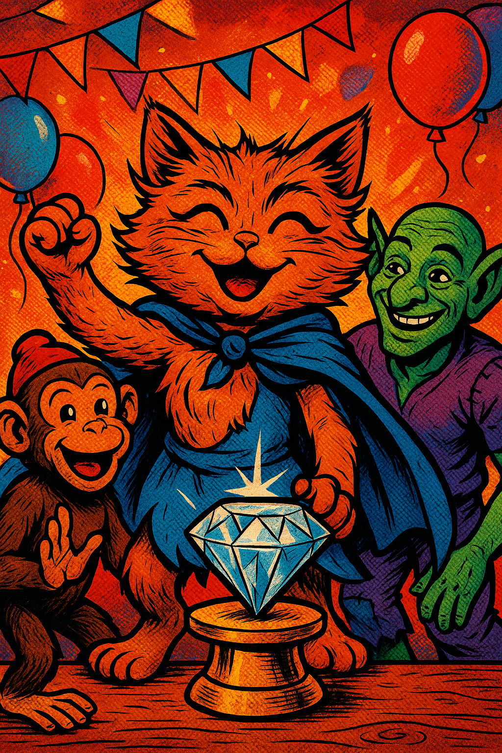 Story illustration 4 for Luna's Sparkling Treasure Hunt
