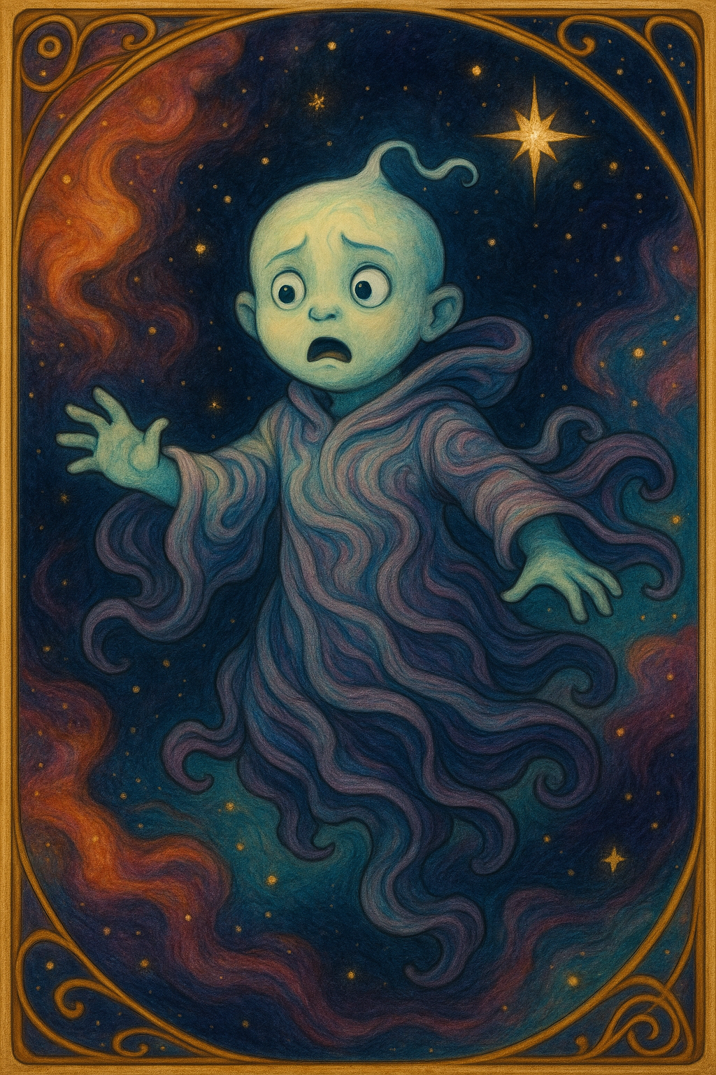 Story illustration 2 for The Ghost and the Cosmic Talent Show