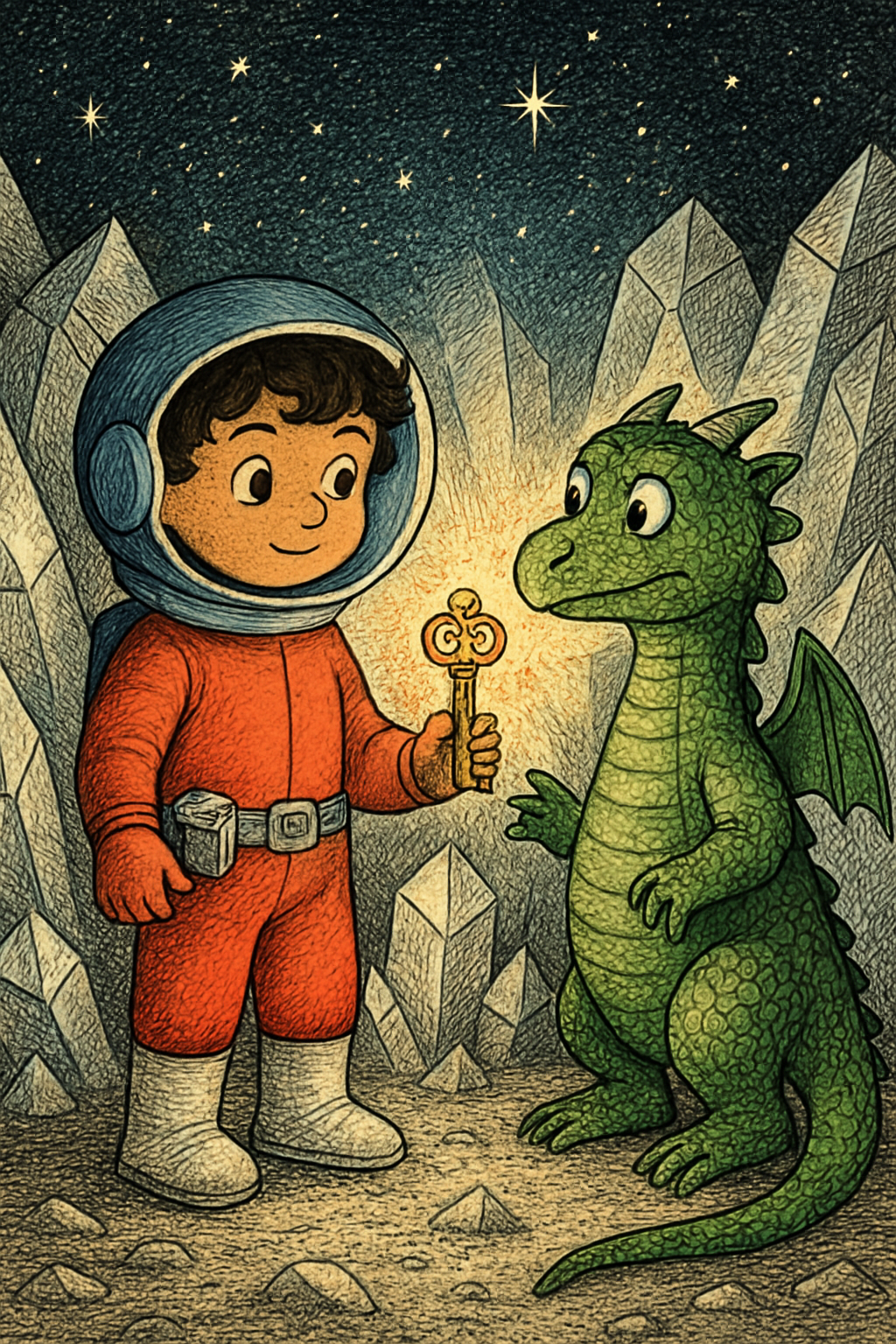 Story illustration 3 for Carlos the Daring's Galactic Adventure