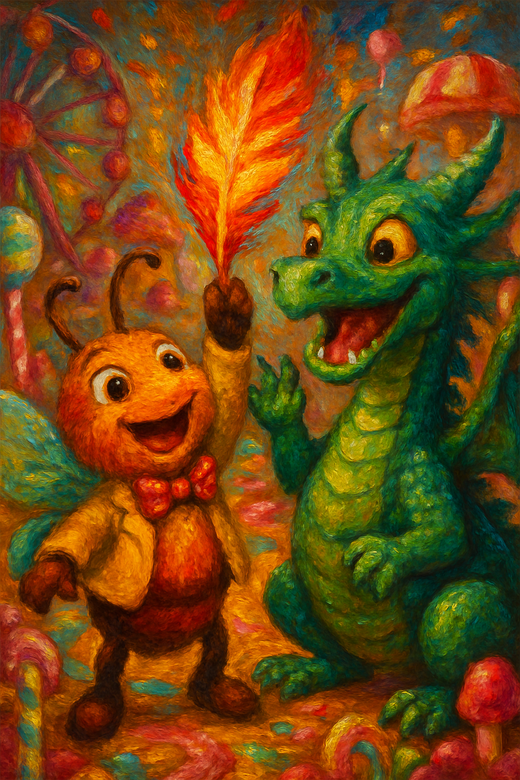 Story illustration 4 for Buzz's Sweet Adventure in Candy Land