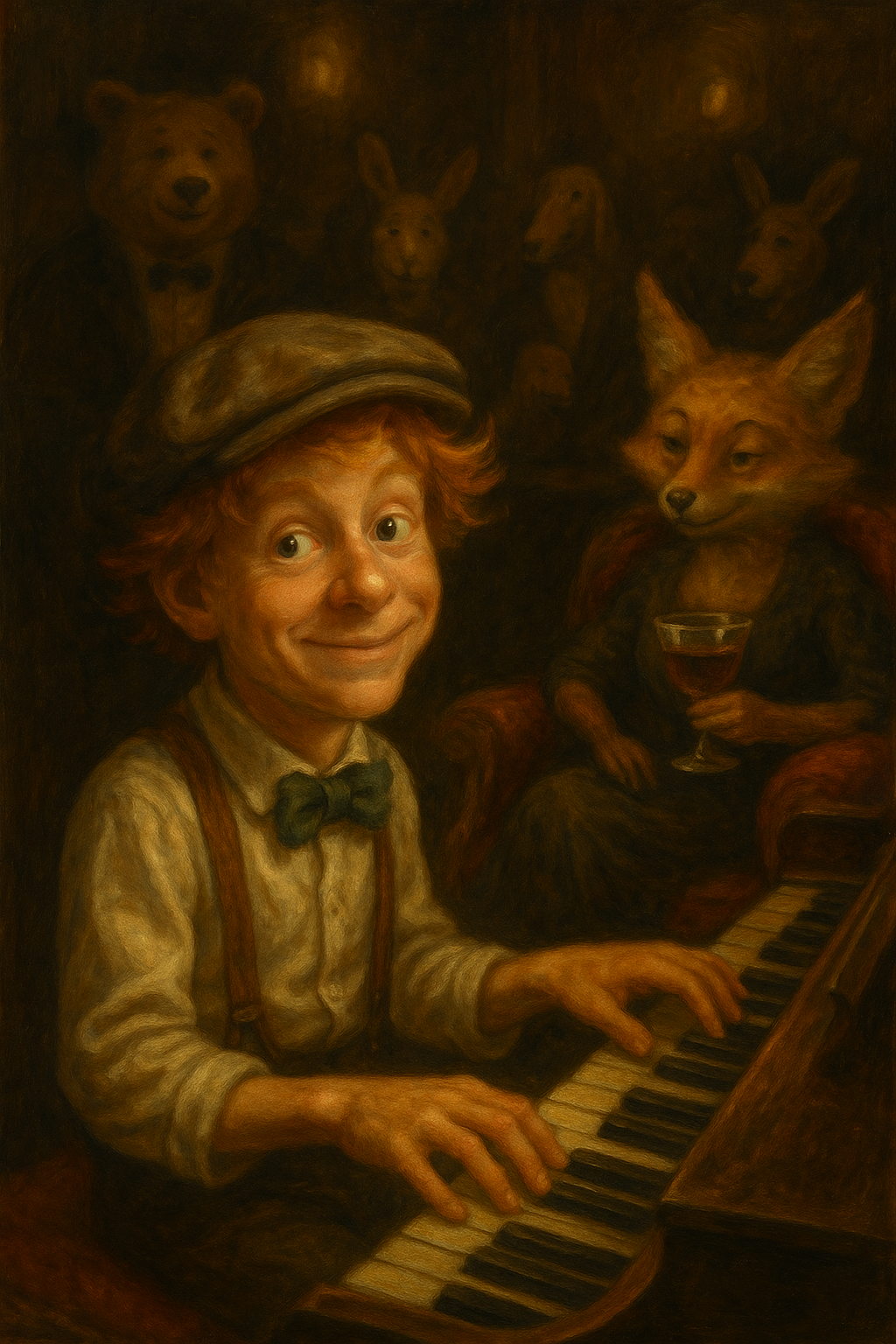 Story illustration 2 for Tommy Two Tone and the Jazzy Serenade