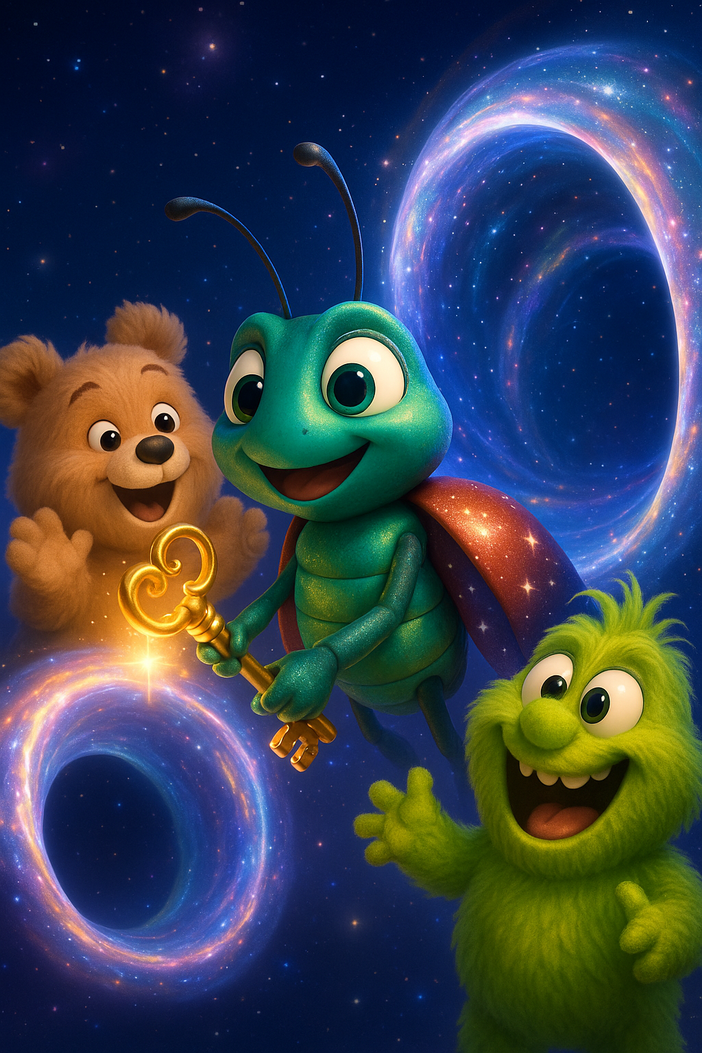 Story illustration 4 for Buzz and the Cosmic Celebration