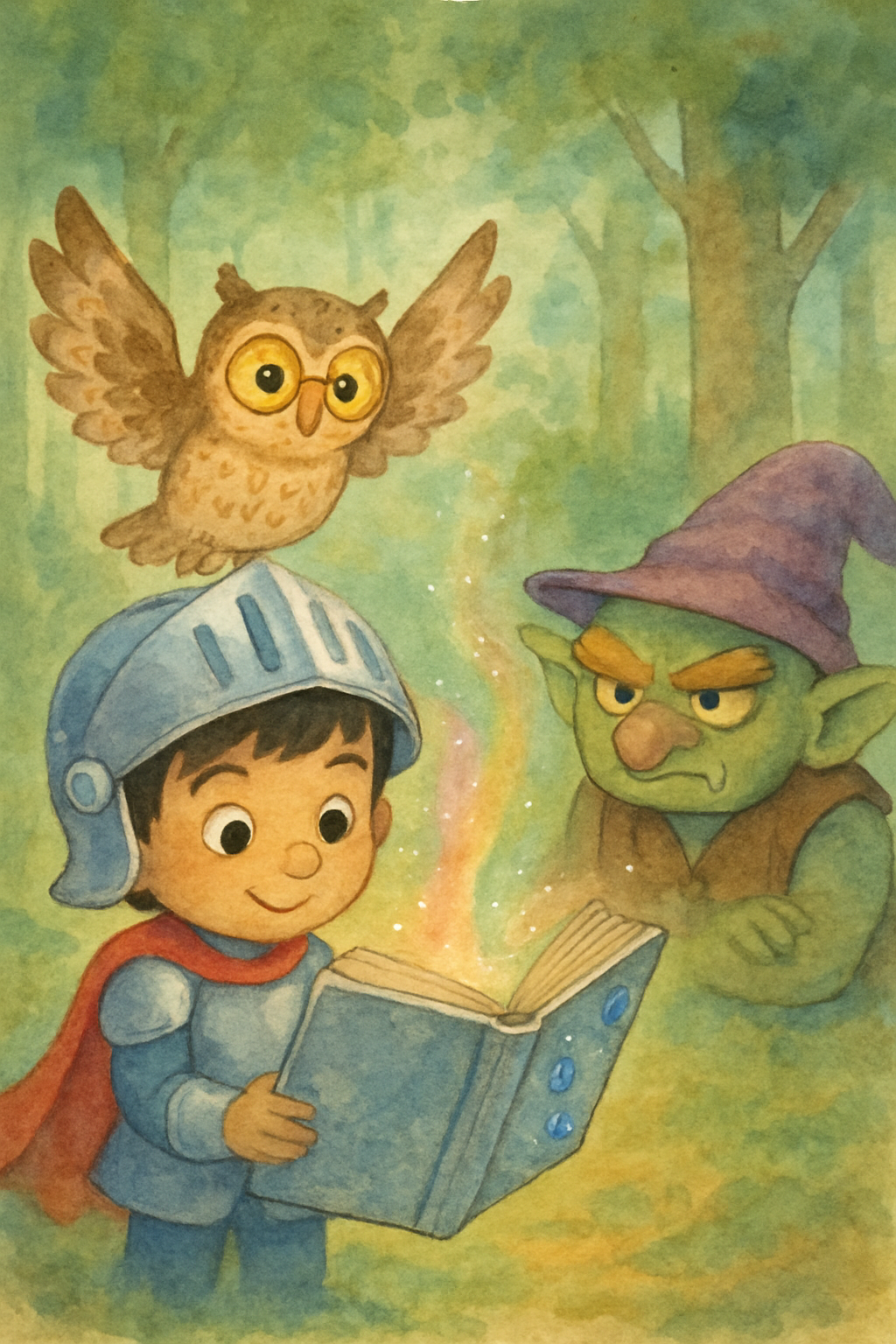 Story illustration 3 for The Knight and the Enchanted Forest Adventure