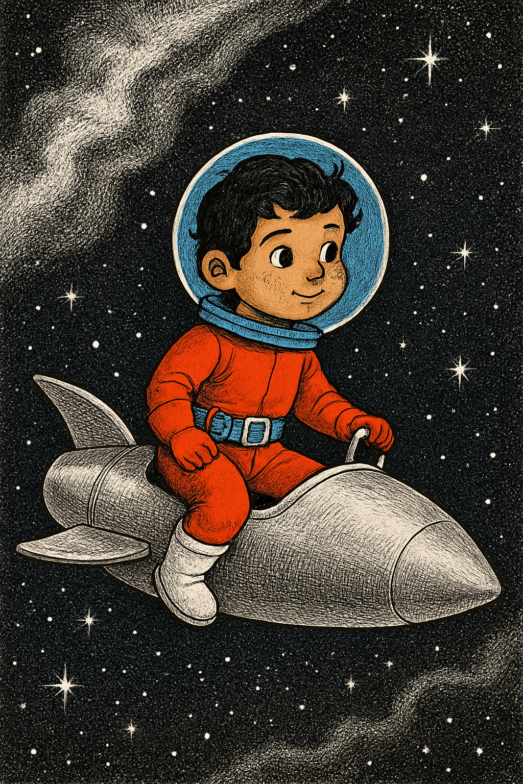 Illustration from Carlos the Daring's Galactic Adventure