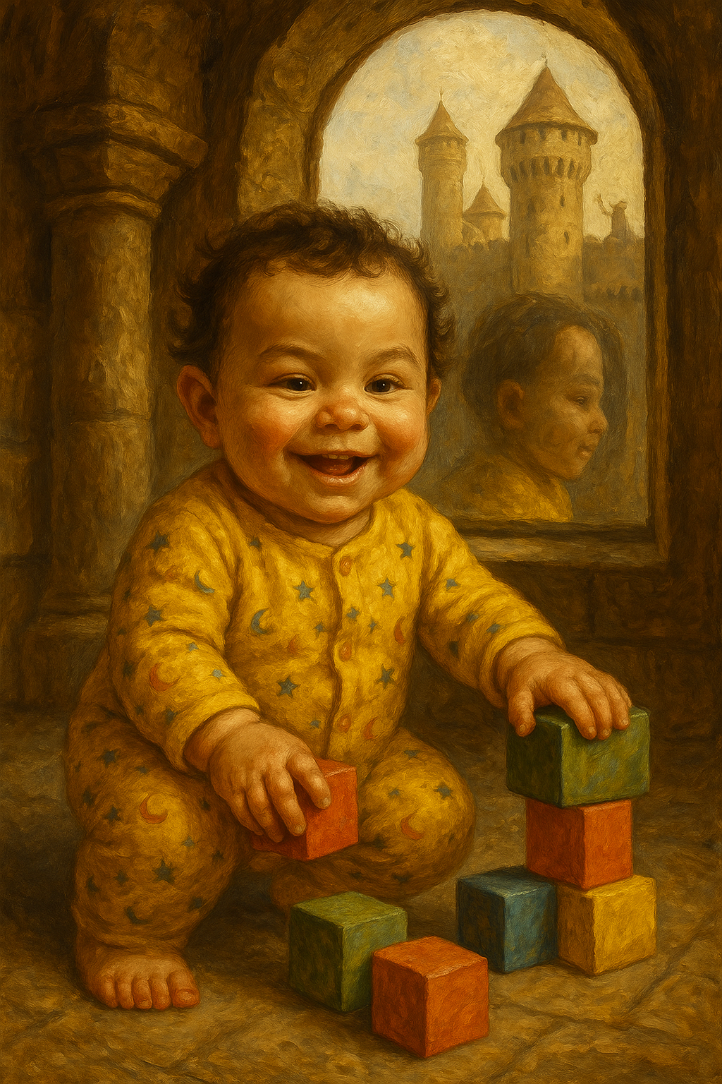 Illustration from Baby Buff’s Castle Talent Quest
