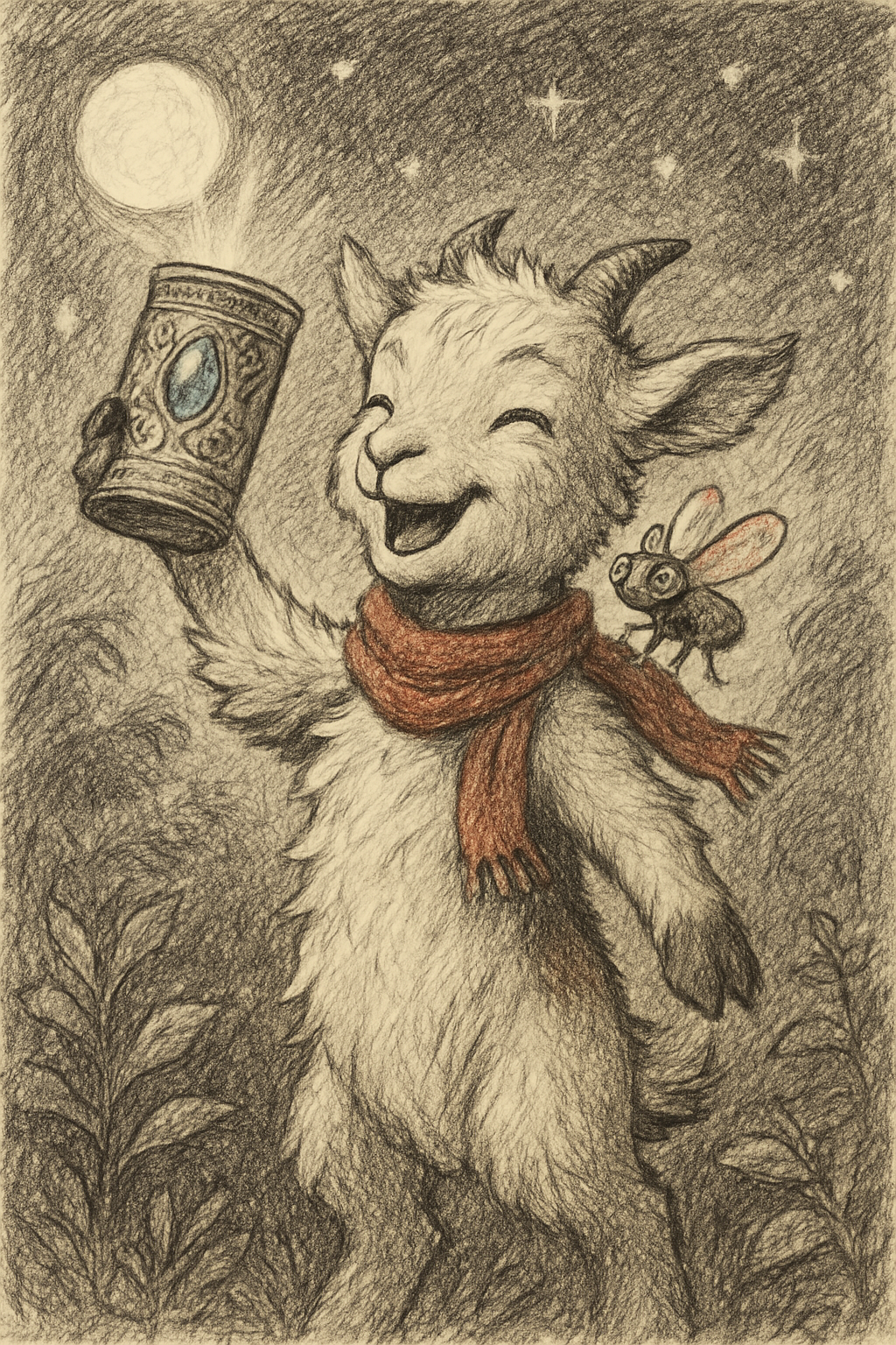 Story illustration 4 for Billy the Goat and the Perfect Can Adventure