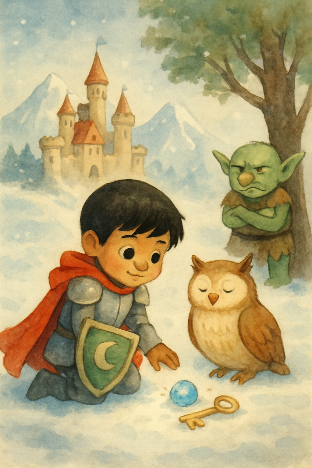 Story illustration 3 for The Knight and the Magical Rainbow Adventure