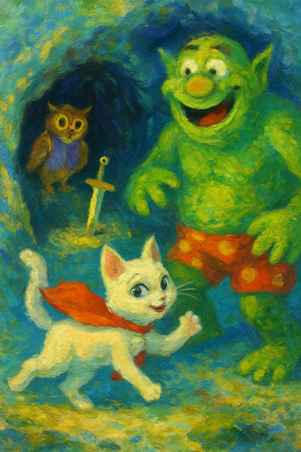 Story illustration 3 for Luna's Underwater Adventure