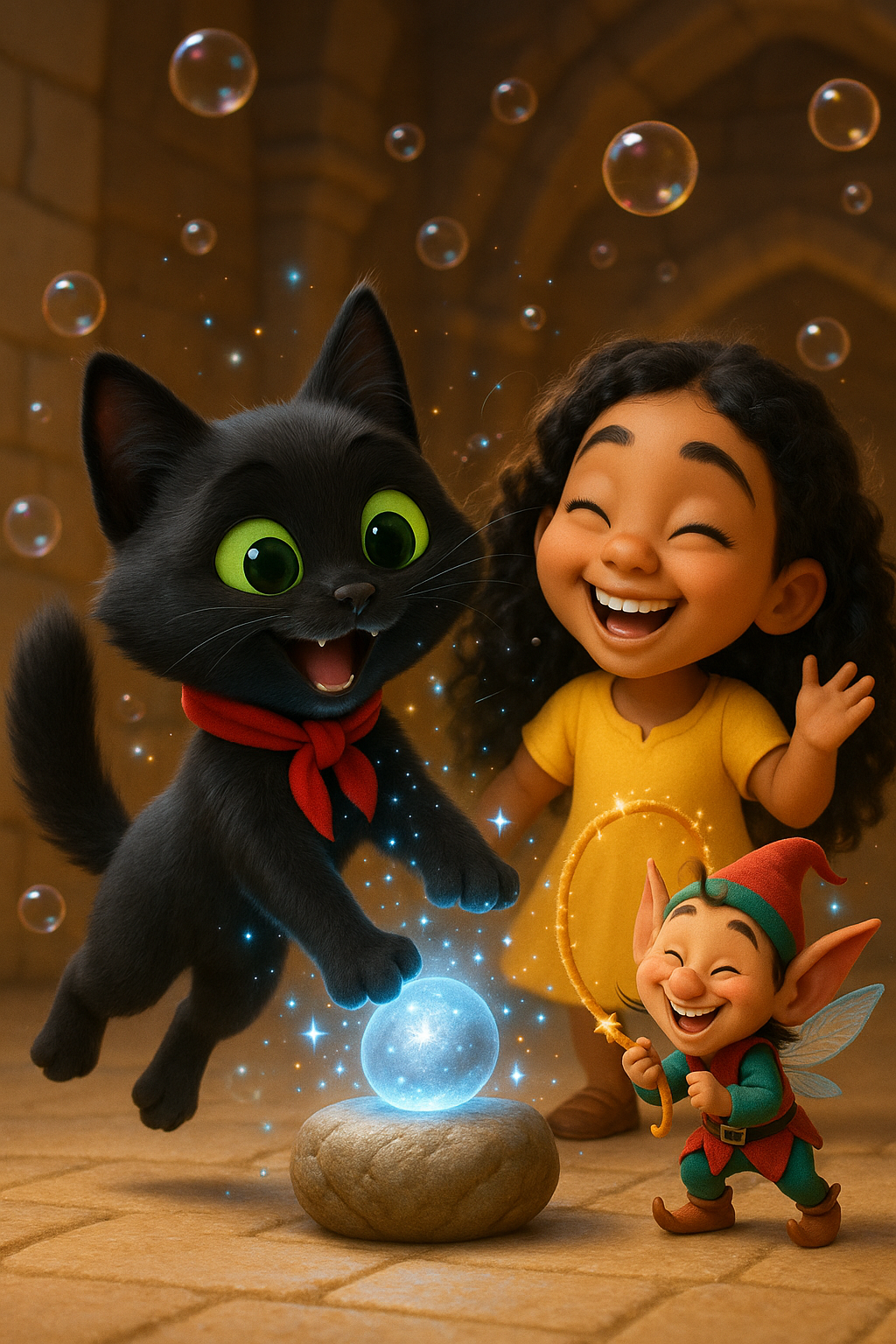 Story illustration 4 for Luna and the Magic Moo