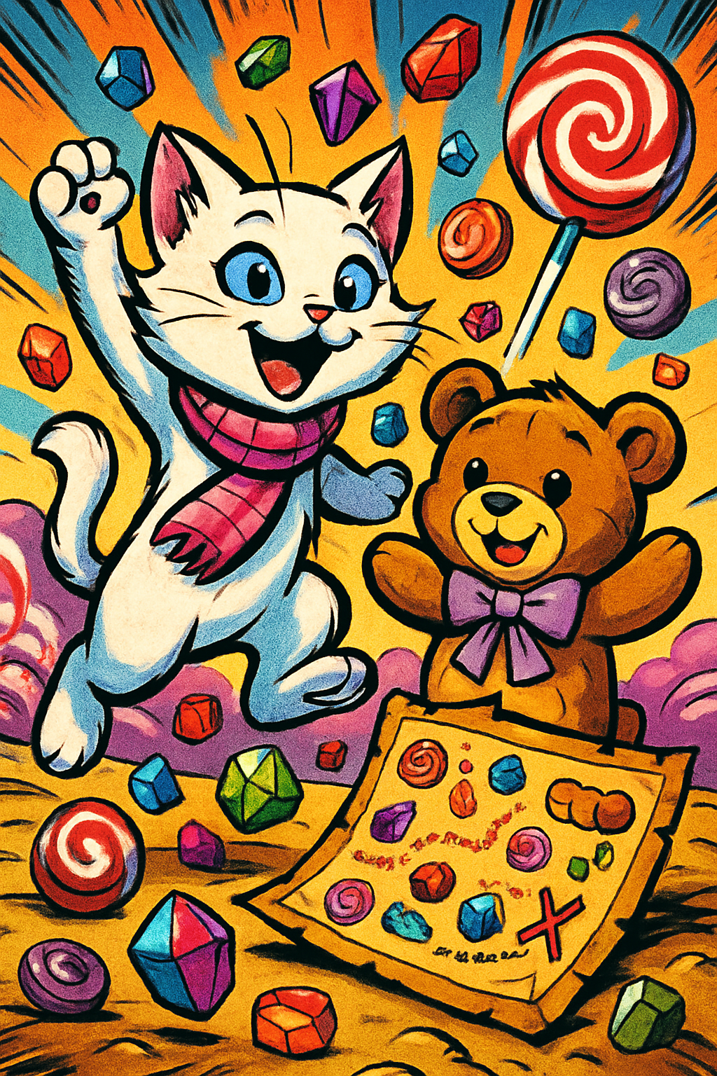 Story illustration 4 for Luna's Candy Land Quest