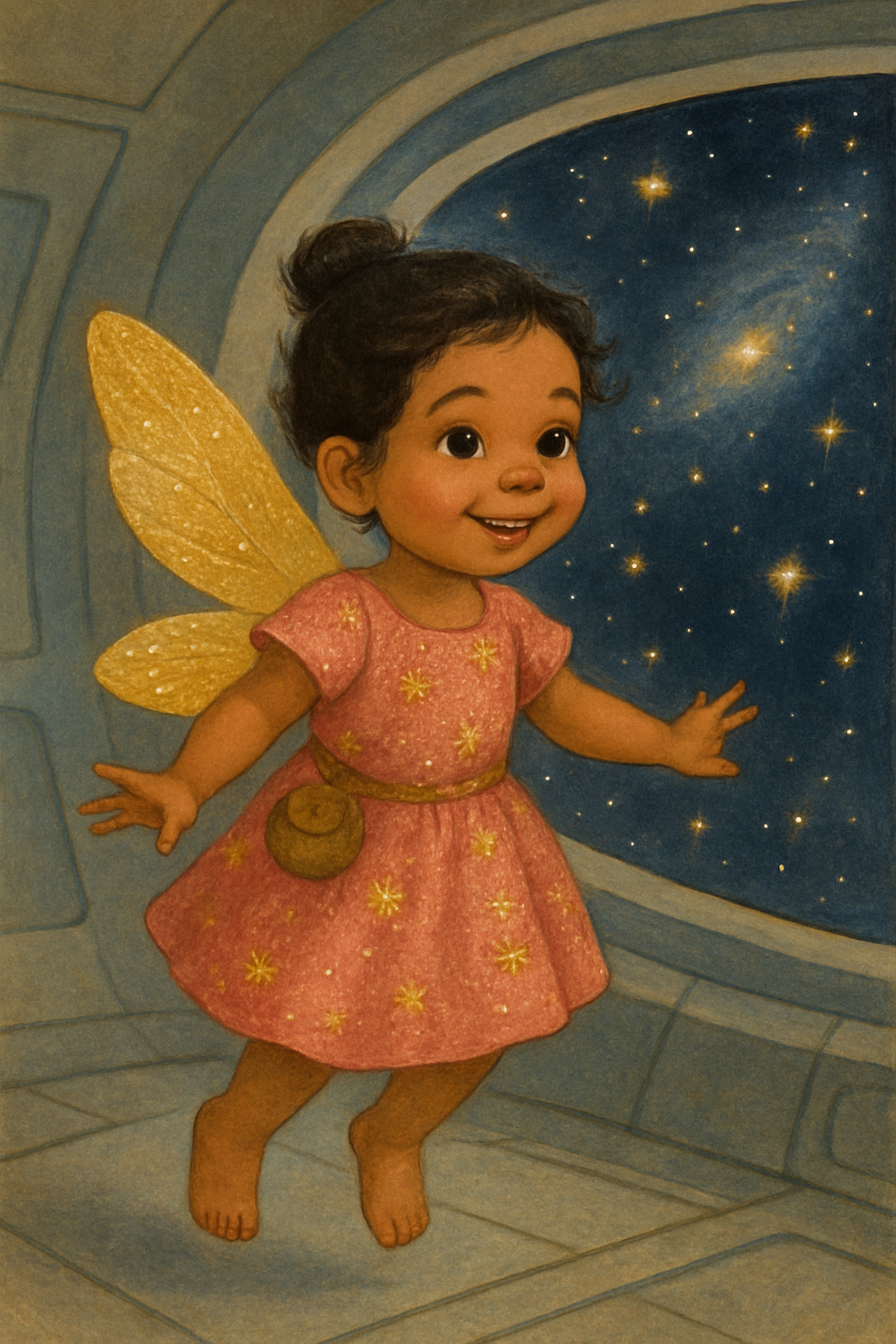Illustration from Glimmer's Starship Adventure