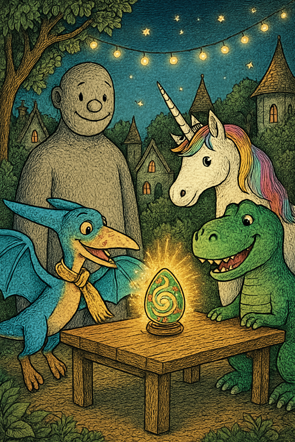 Story illustration 4 for Perry the Pterodactyl's Magical Adventure