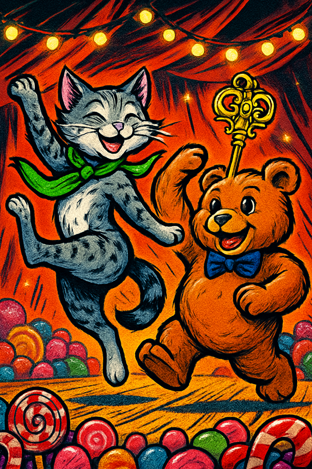 Story illustration 4 for Luna's Magical Adventure in Candy Land