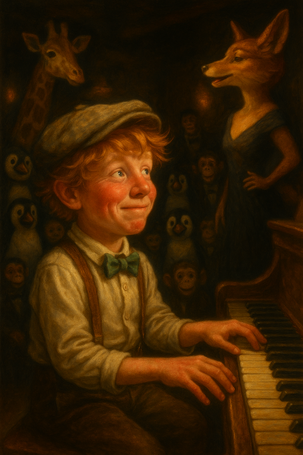 Story illustration 3 for Tommy Two Tone and the Jazzy Serenade