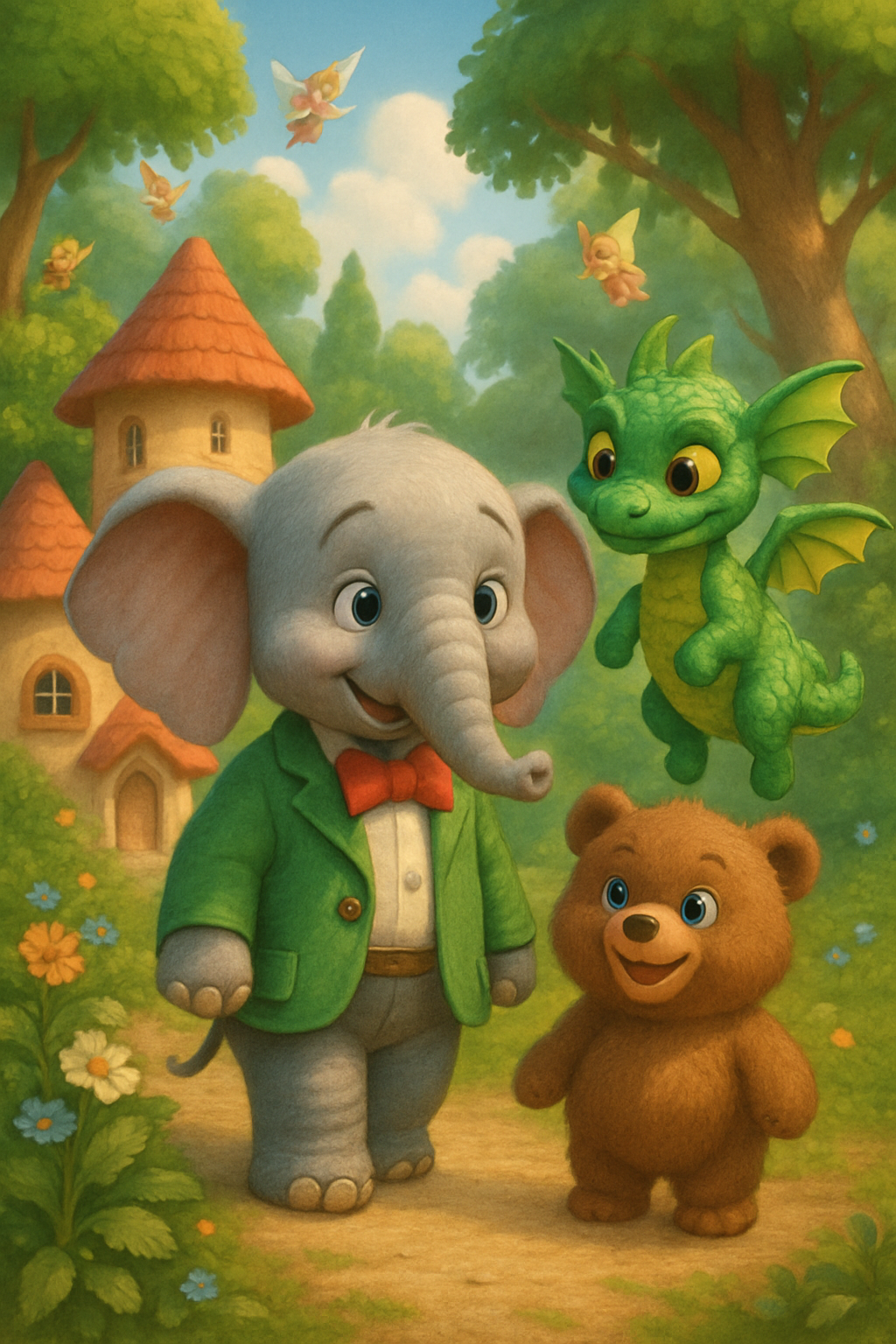 Story illustration 2 for Frank's Fairy Village Adventure