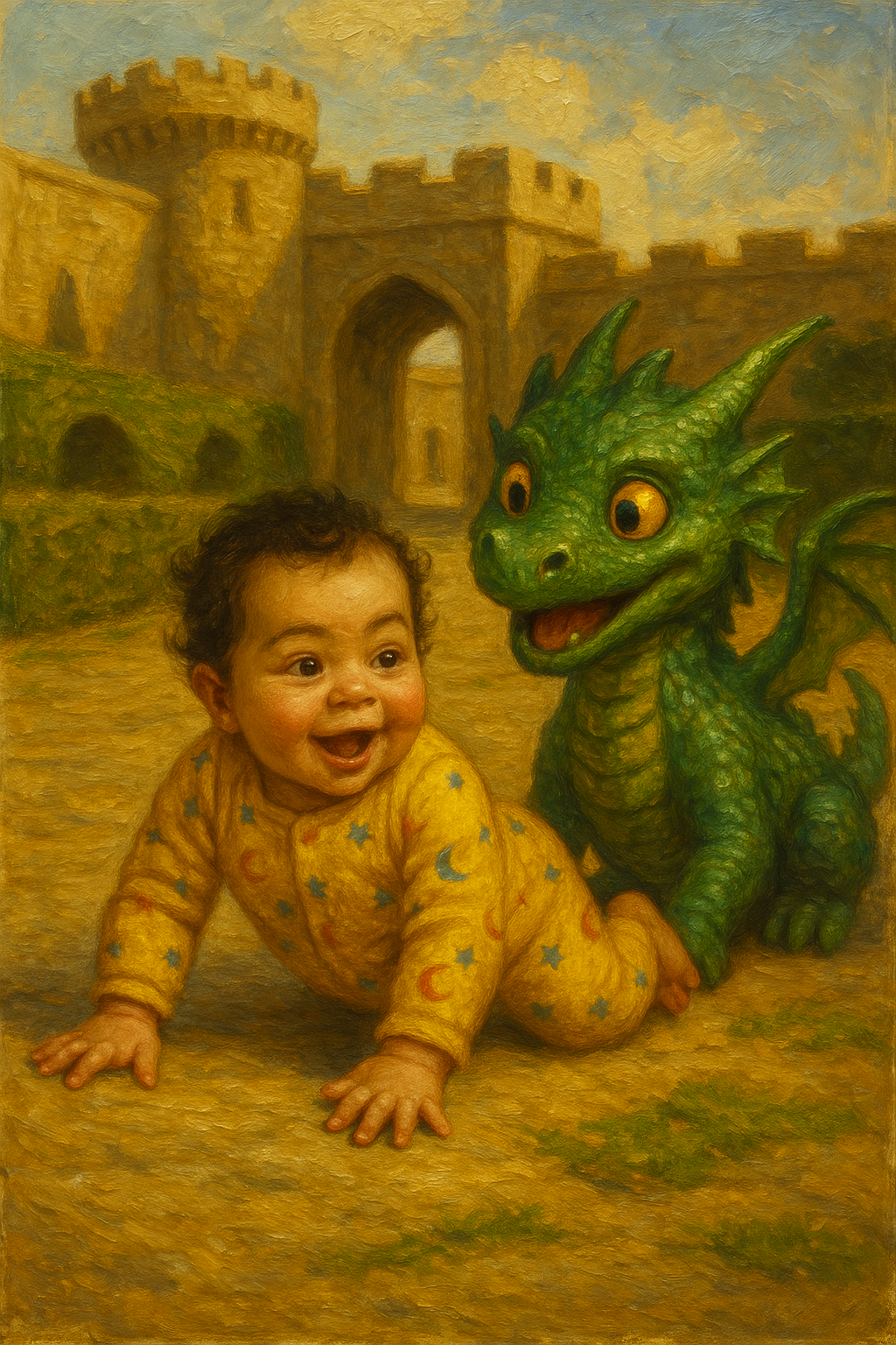 Story illustration 2 for Baby Buff’s Castle Talent Quest