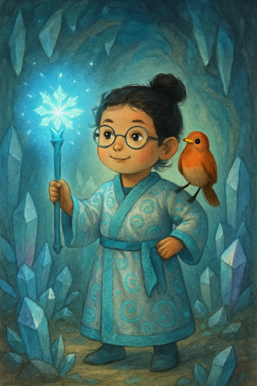 Story illustration 4 for The Adventure of the Crystal Cave