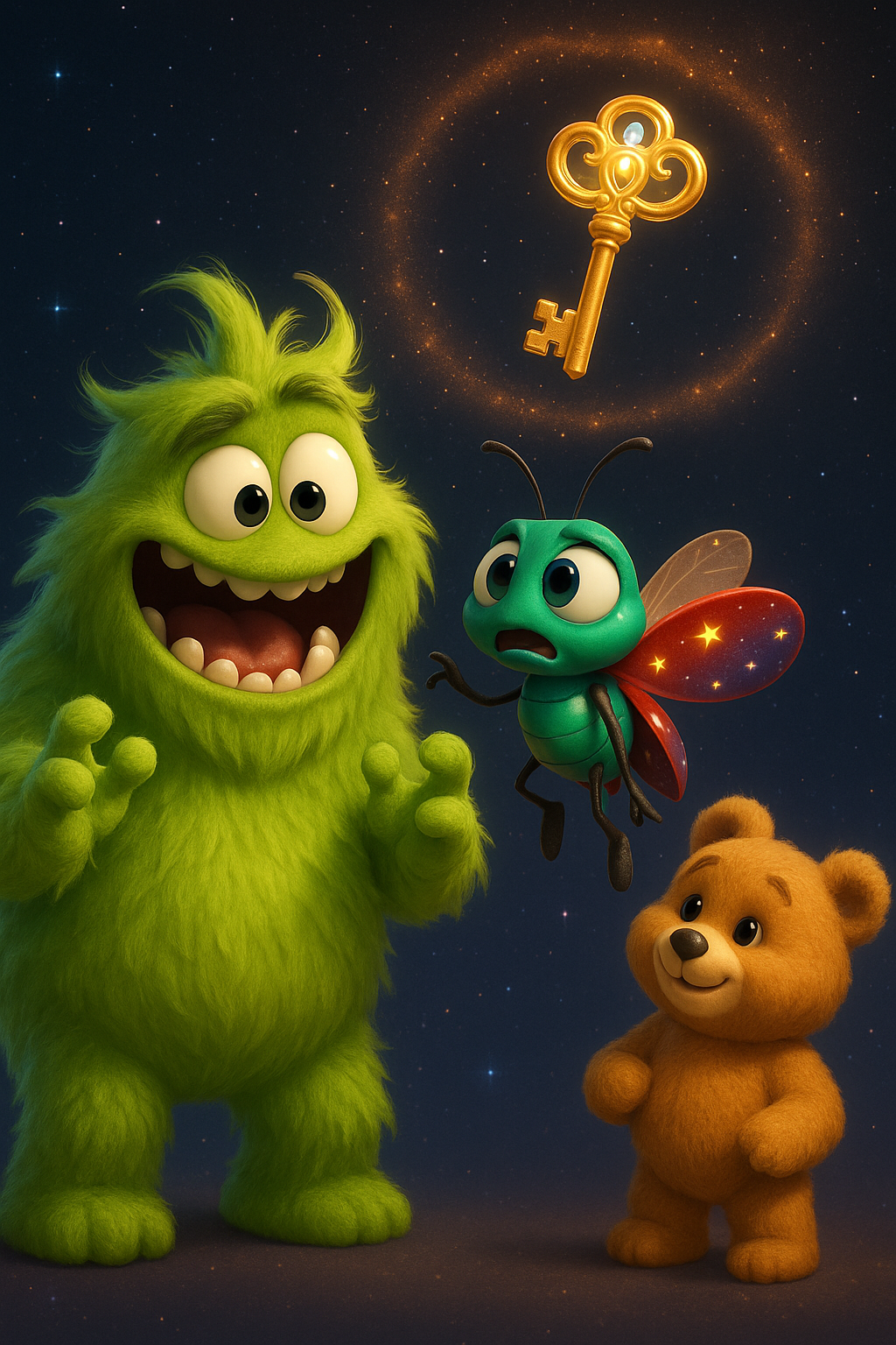 Story illustration 3 for Buzz and the Cosmic Celebration