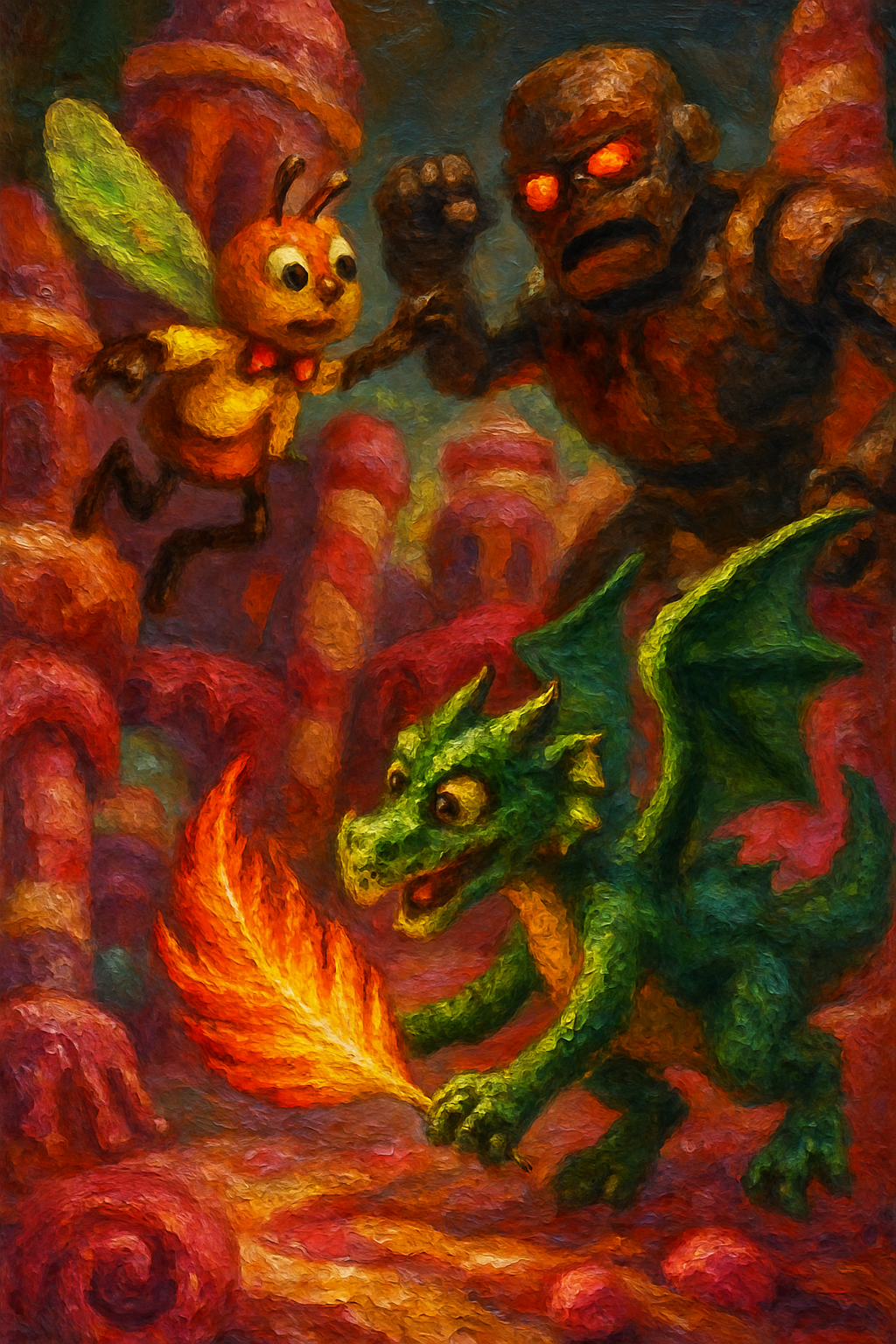 Story illustration 3 for Buzz's Sweet Adventure in Candy Land