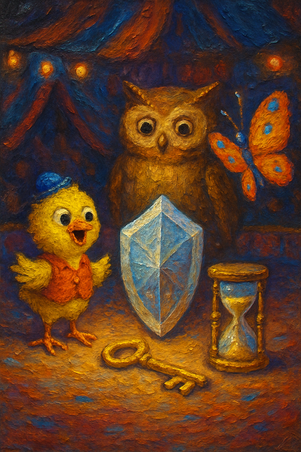 Story illustration 3 for Pip the Bird's Circus Quest