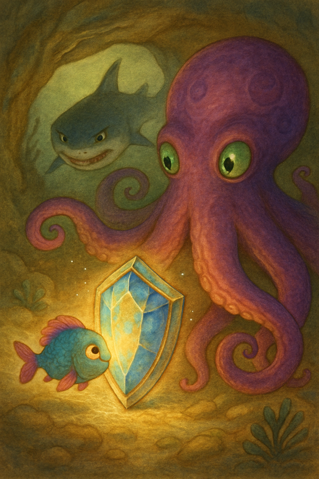 Story illustration 3 for Bubbles and the Crystal Adventure