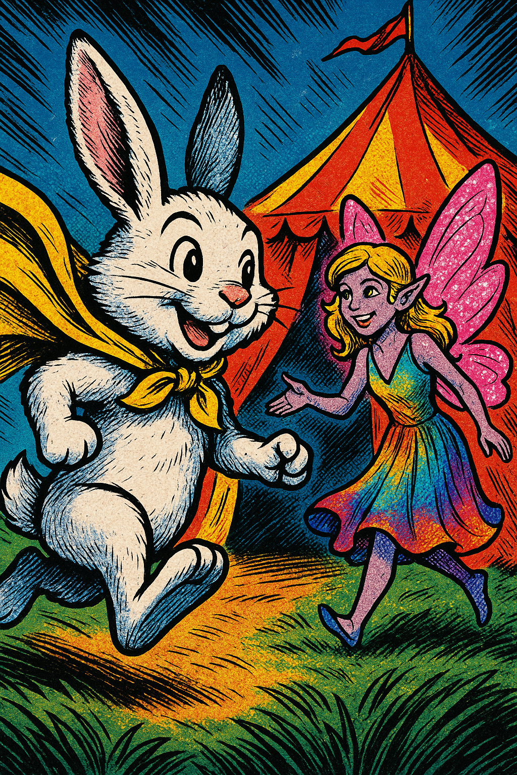 Story illustration 2 for Clover's Big Top Adventure