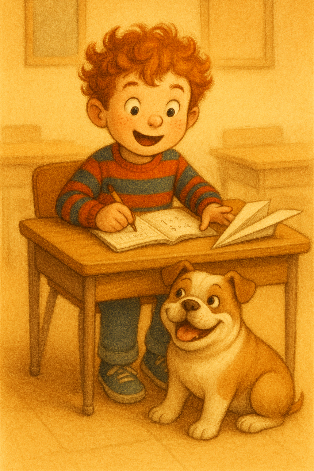 Story illustration 2 for Milo and the Hippo's Great Lesson