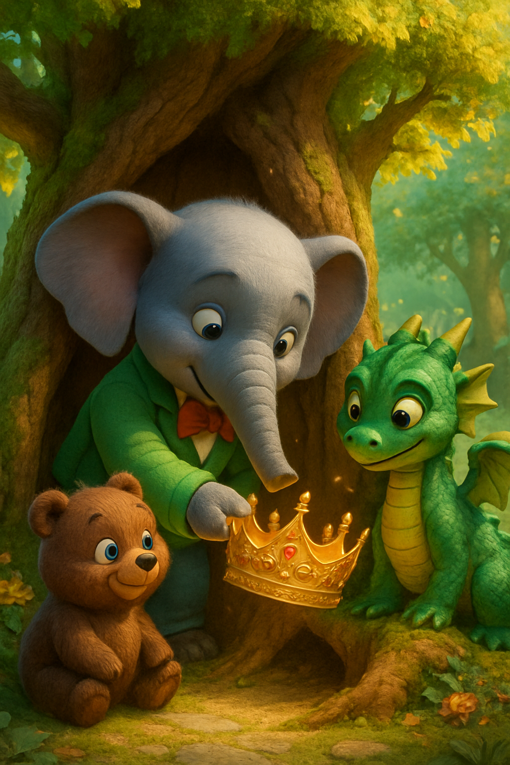 Story illustration 3 for Frank's Fairy Village Adventure