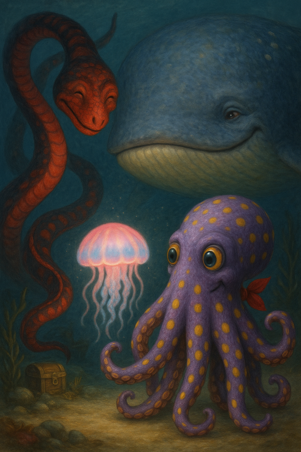 Story illustration 4 for Ollie and the Guardians of the Deep