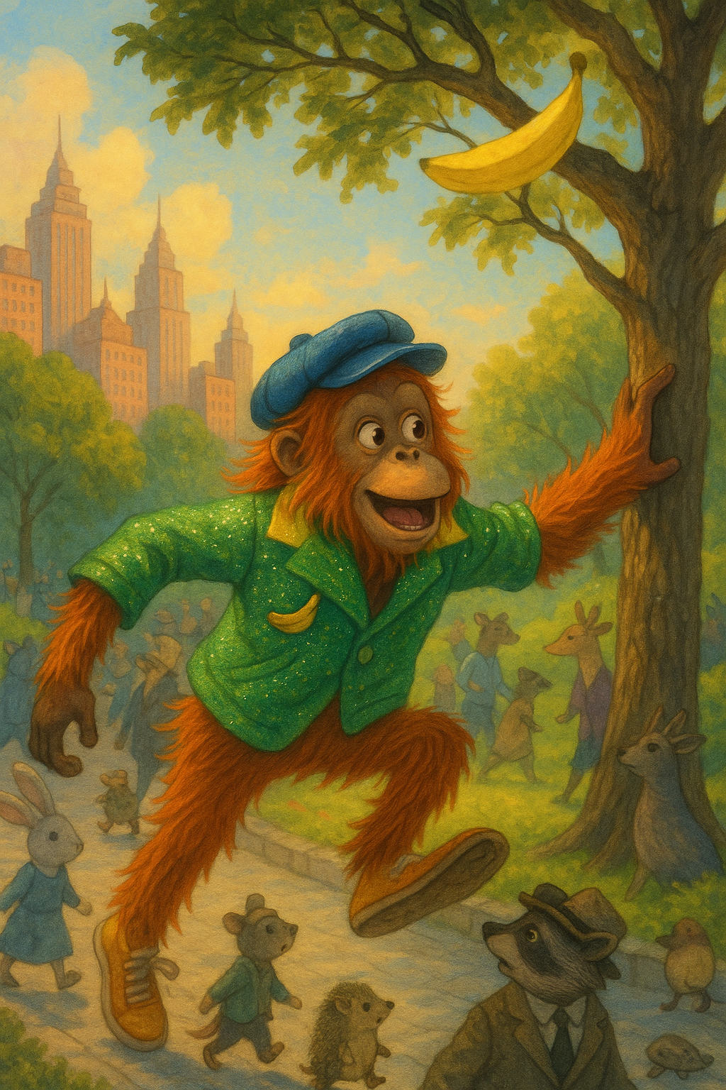 Story illustration 2 for Oscar and the Big Banana Parade