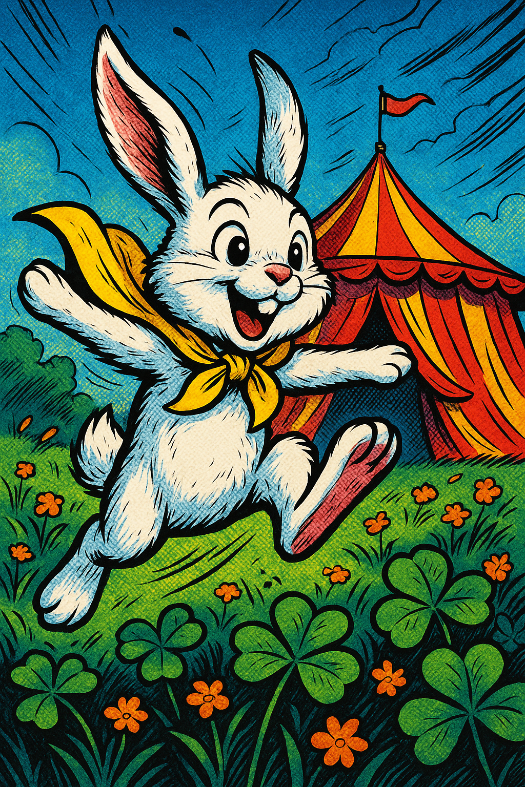 Illustration from Clover's Big Top Adventure