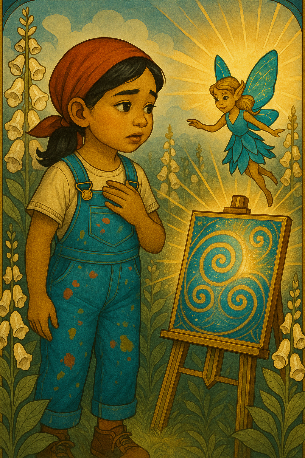 Story illustration 3 for Azalea and the Enchanted Gallery