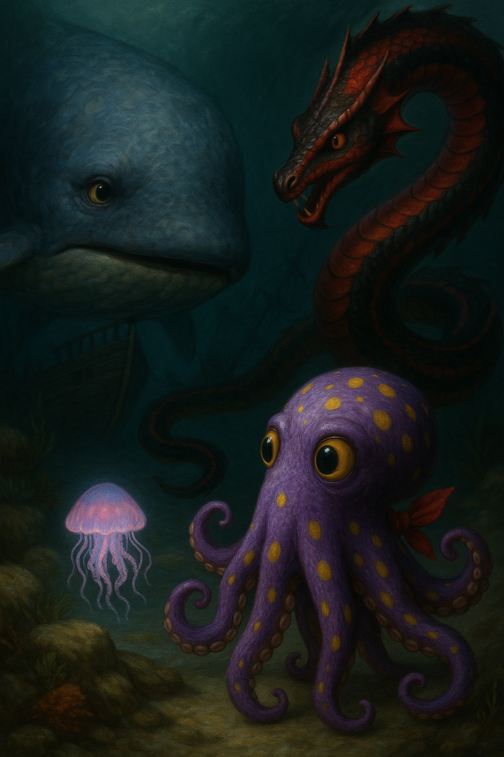 Story illustration 3 for Ollie and the Guardians of the Deep