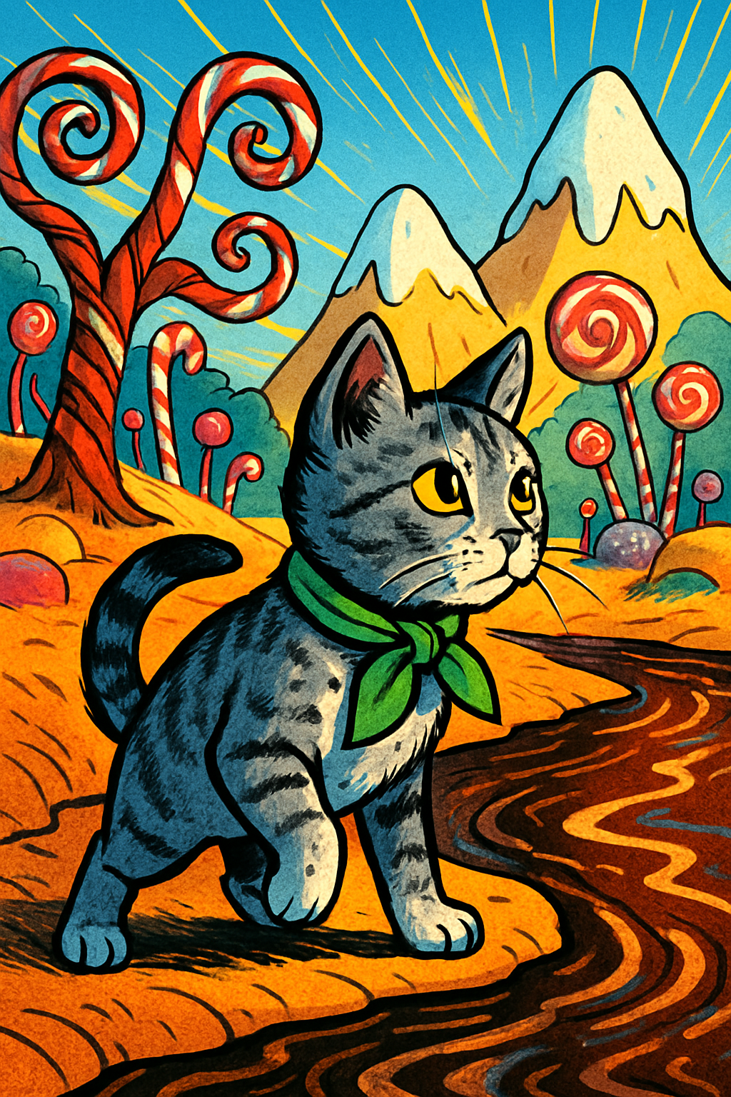 Illustration from Luna's Magical Adventure in Candy Land